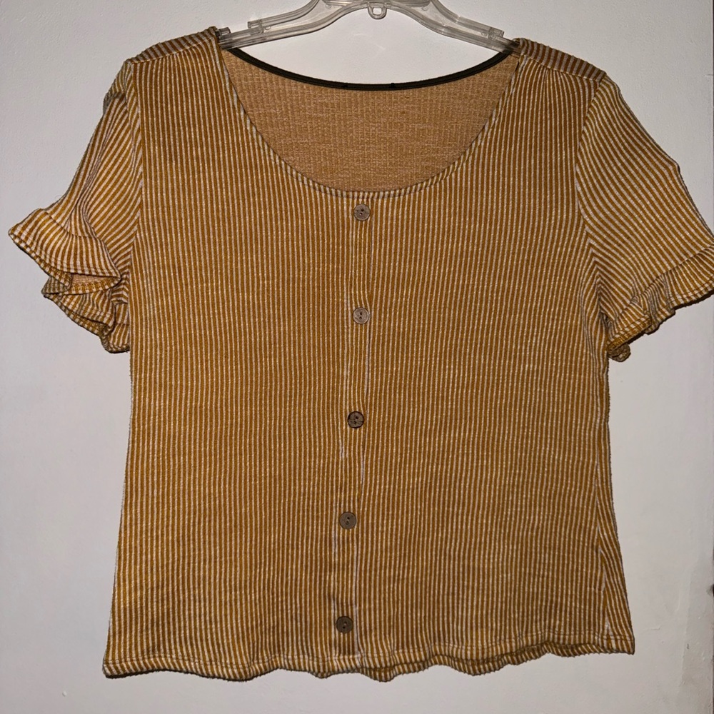 Super soft ochre blouse
